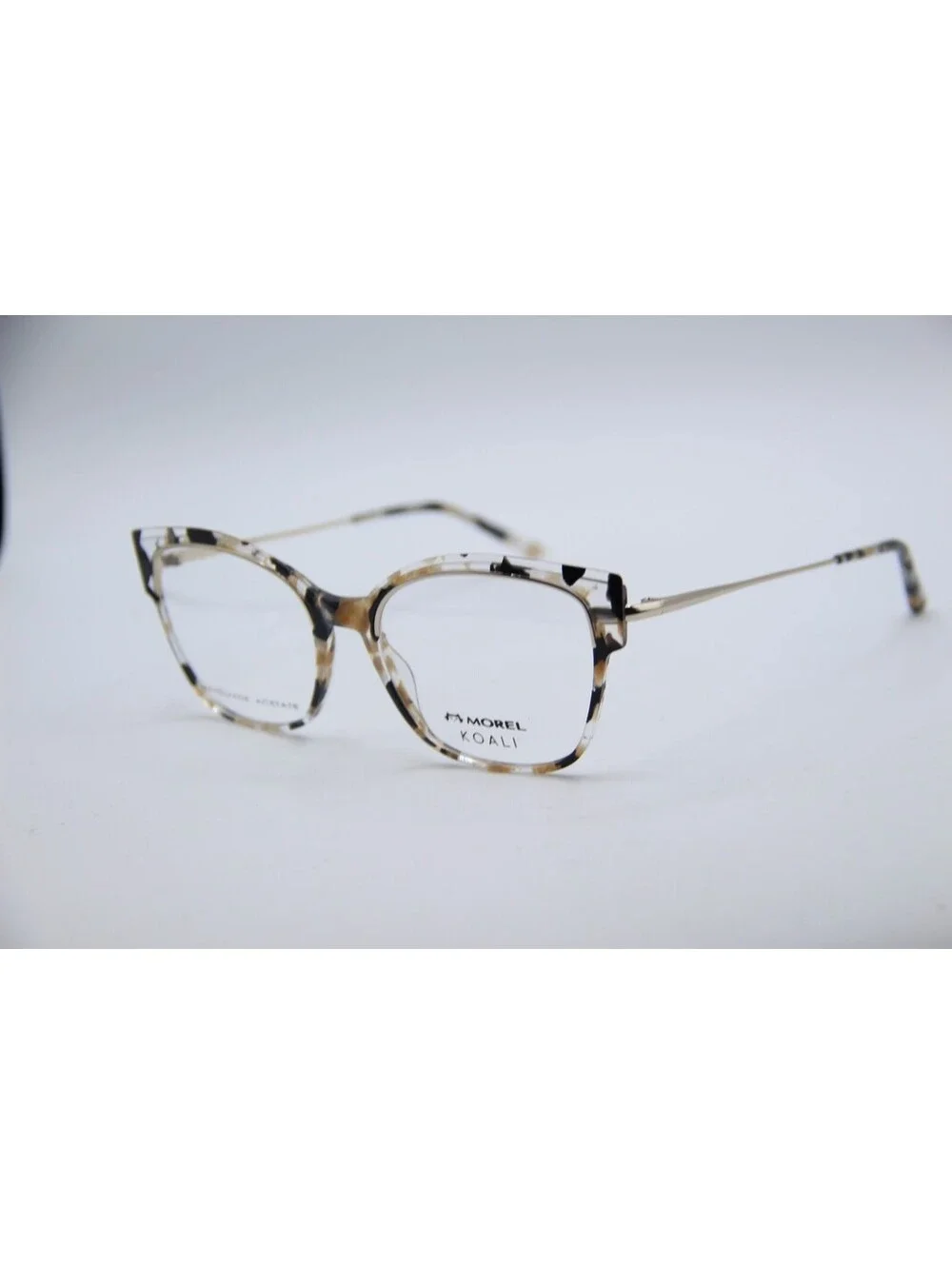 Morel 20115K Md11 Brown Marble Gold Authentic Eyeglasses 53-19-145